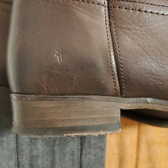 Frye Chocolate Leather Tall Boots - Picture 7 of 8